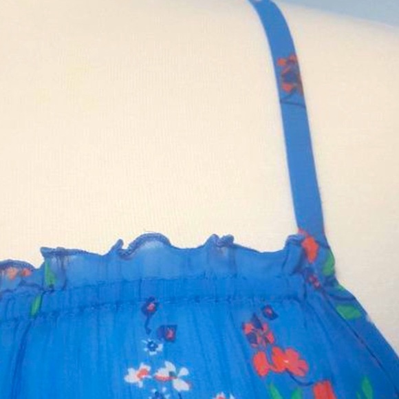 Hollister Blue Boho Floral Cami Top - Picture 8 of 12